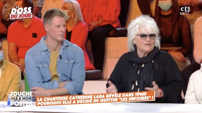 Catherine pas tendre avec les Enfoirés dans Touche pas à mon poste