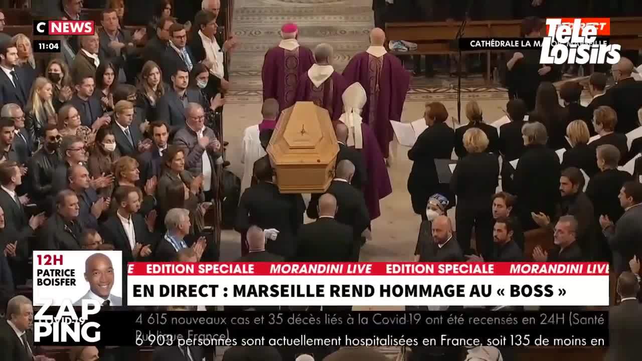 Obsèques de Bernard Tapie : le geste bouleversant de son petit-fils Louis  (VIDEO)