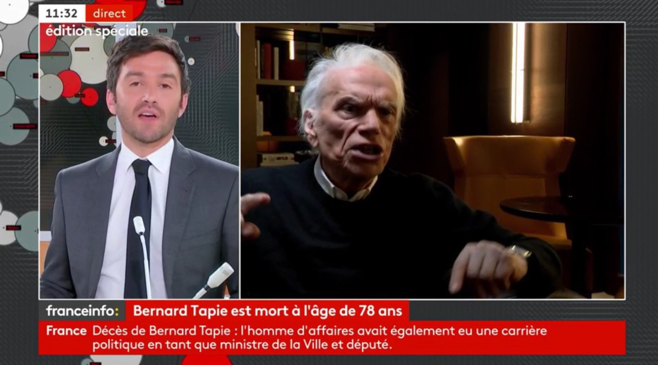 L'hommage de l'Elysée à Bernard Tapie - Vidéo Dailymotion