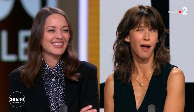 Sophie Marceau et Marion Cotillard évoquent leur relation sur le plateau de Laurent Delahousse