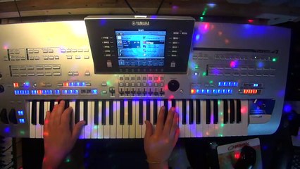 Christophe - Les mots bleus - Yamaha Tyros @Wonfoli Musical