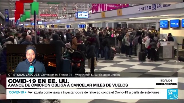 Informe desde Washington: el Covid-19 obligó a cancelar más de 2.500 vuelos en EE. UU.