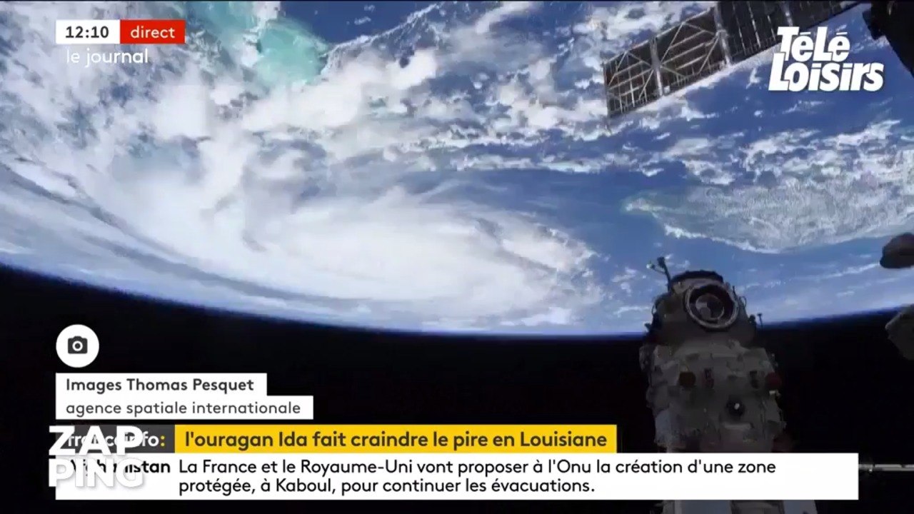 Les images effrayantes de l'œil de l'ouragan Ida