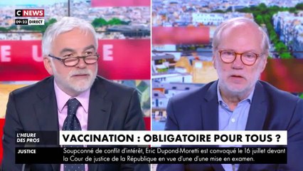 Tensions entre Pascal Praud et Laurent Joffrin