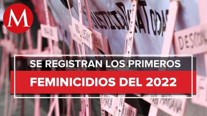 Van 5 feminicidios en el país en el inicio del 2022