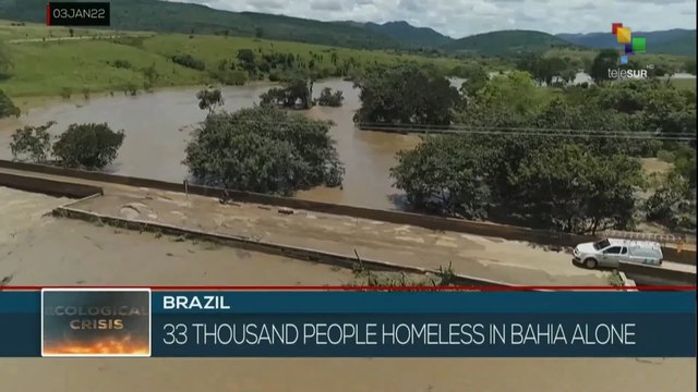 Brazil: Heavy rains in north and center-east have left 25 dead