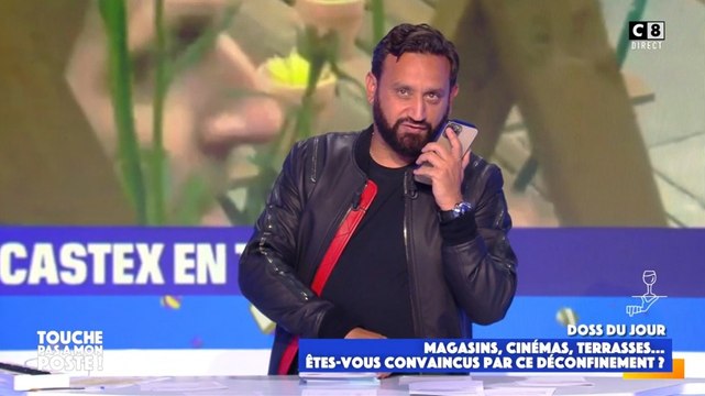 Cyril Hanouna appelle son père en direct pour commenter la situation sanitaire