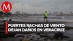 Cerca de 20 municipios afectados en Veracruz por frente frío no.19