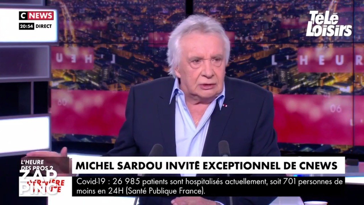 Michel Sardou exprime sa gratitude vis à vis des journalistes et leur rôle dans l'arrestation des kidnappeurs de sa fille