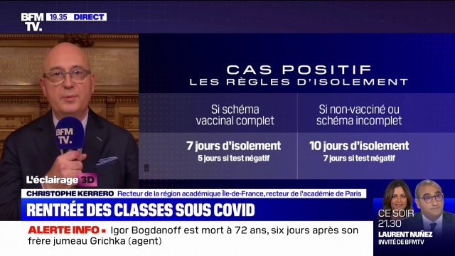 Rentrée sous Covid-19: le recteur de la région académique d'Île-de-France annonce avoir recruté 80 contractuels supplémentaires pour remplacer les professeurs absents