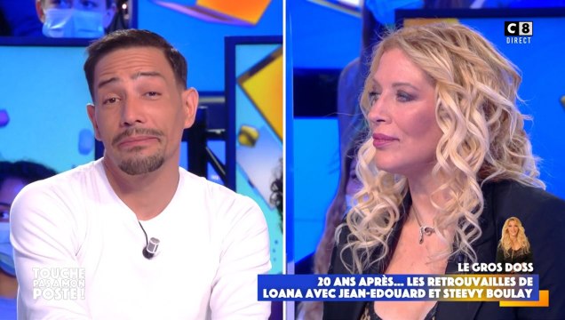 Steevy Boulay ne peut cacher son émotion en retrouvant Loana