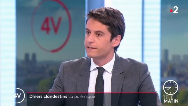 Dîners clandestins avec Pierre-Jean Chalençon : Gabriel Attal réfute fermement