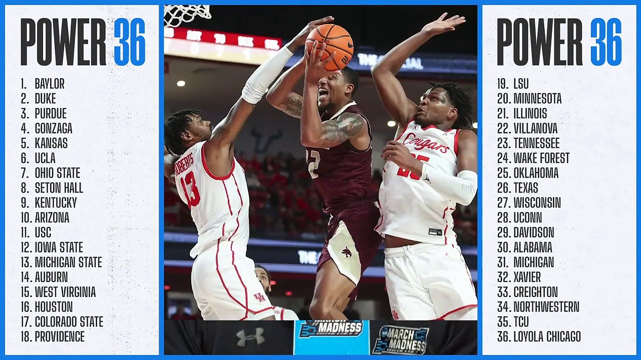 College basketball rankings- Arizona drops, Villanova rejoins Power 36