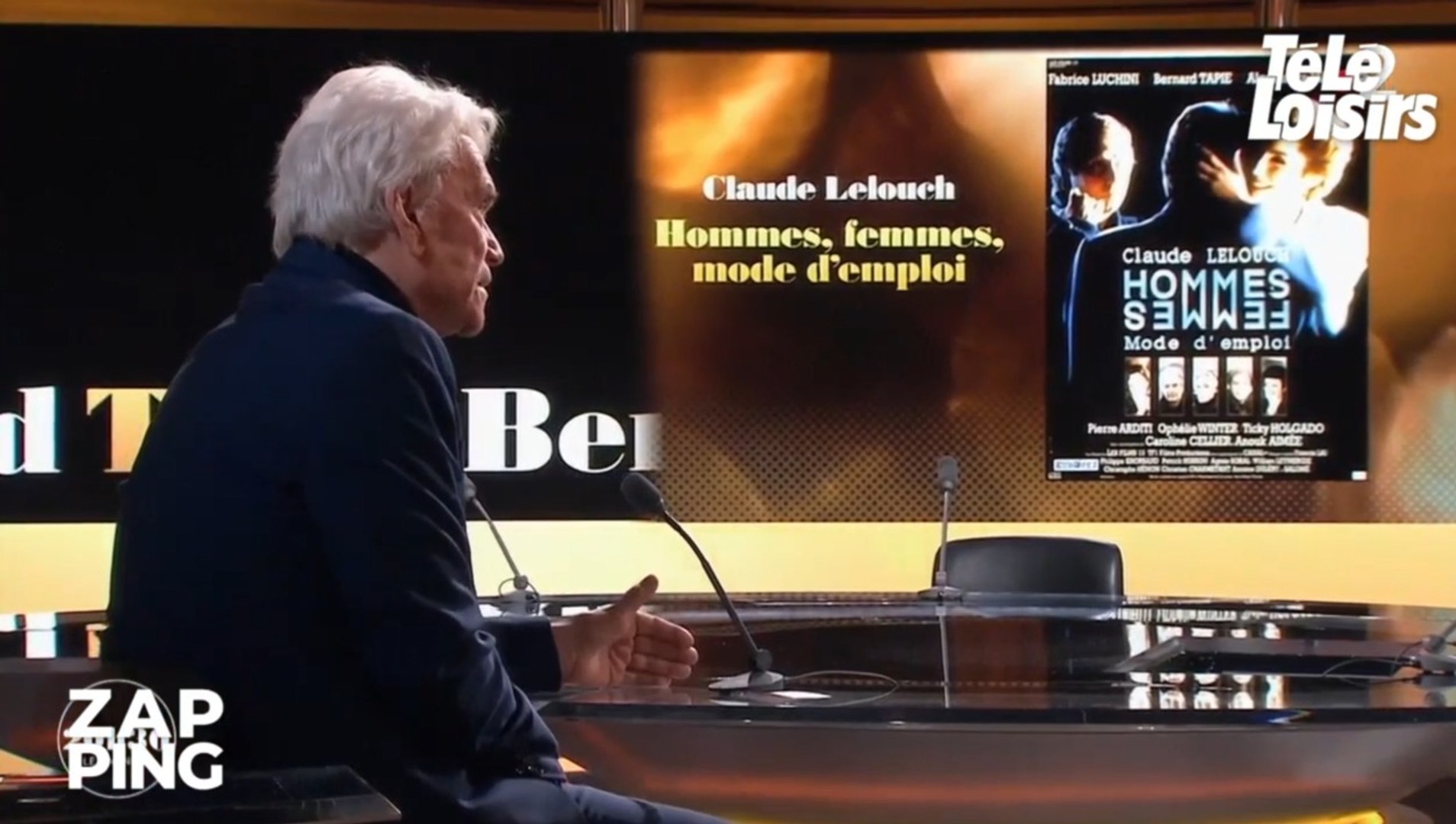 Bernard Tapie raconte une anecdote sur un film de Claude Lelouch - Vidéo  Dailymotion