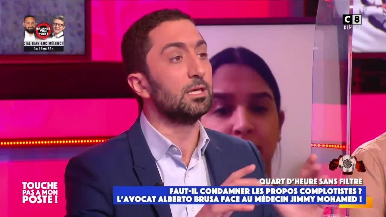 Passe d'armes entre Jimmy Mohamed et l'avocat Carlo Alberto Brusa dans TPMP