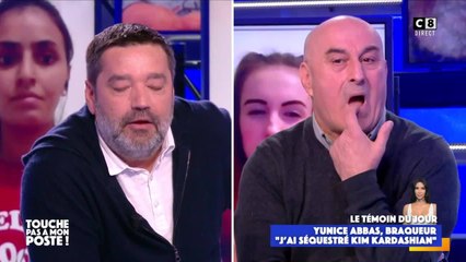 Braquage de Kim Kardashian à Paris : invité de TPMP, un des braqueurs s'accroche avec Stéphane Tapie