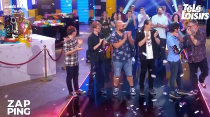 Victoire de David et Sébastien dans Lego Masters