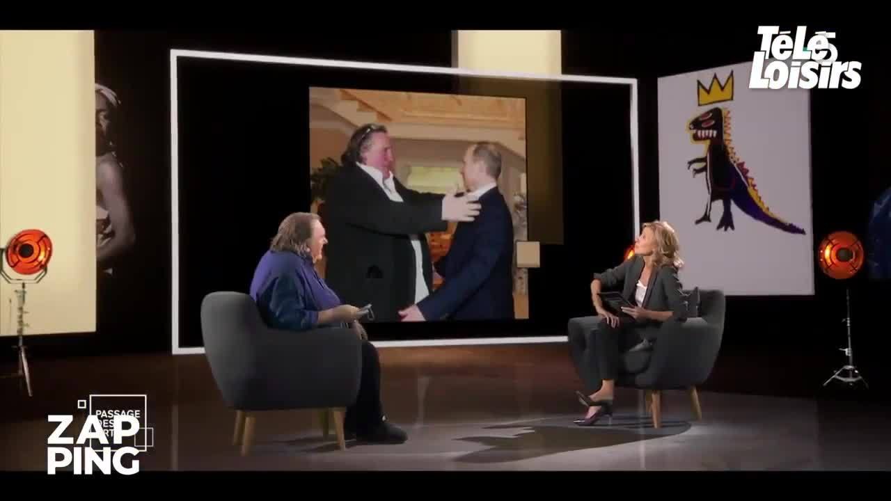 Tensions entre Claire Chazal et Gérard Depardieu dans Passage des arts