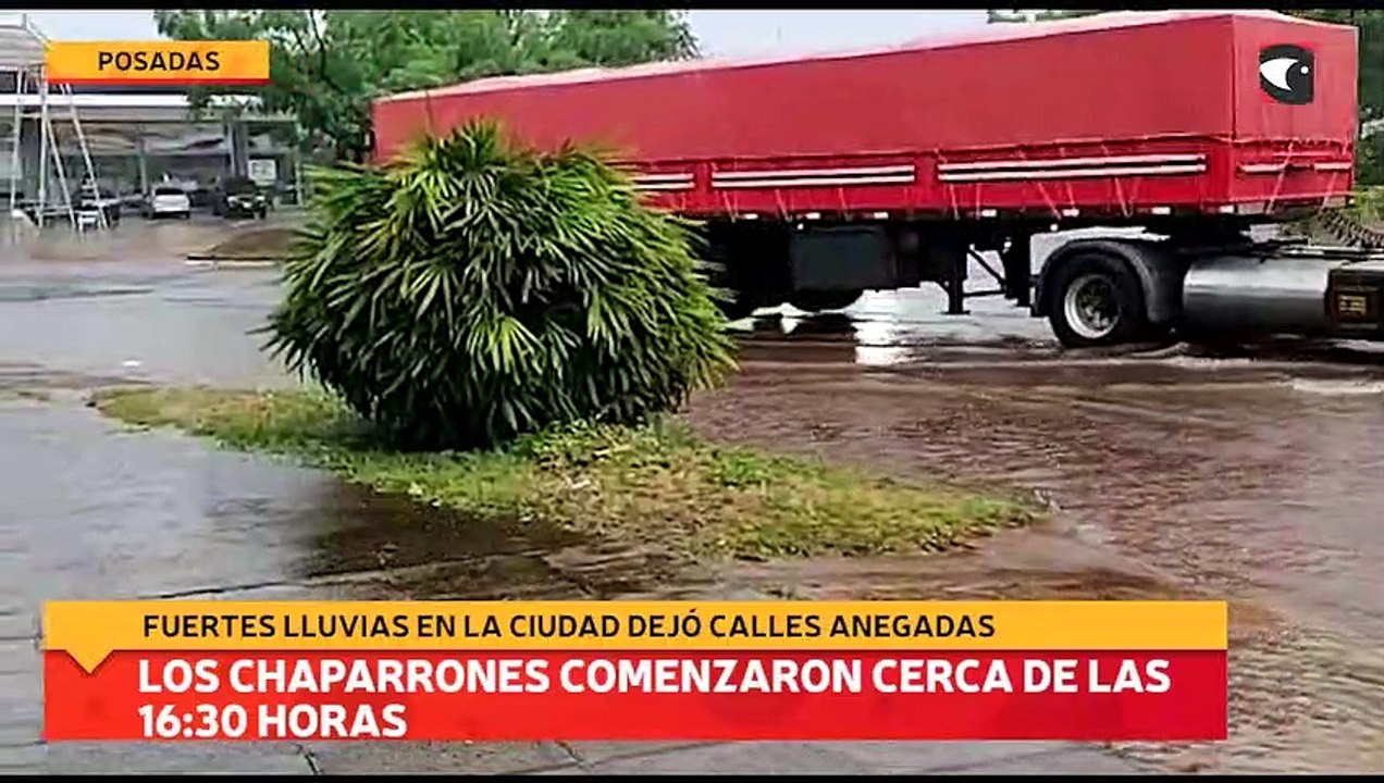 Los chaparrones comenzaron cerca de las 1630hrs
