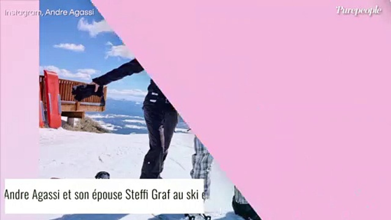 Andre Agassi et Steffi Graf : Photos de leurs fille Jaz (18 ans) pour un break enneigé