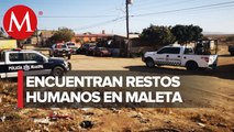 Encuentran restos humanos en una maleta en Tijuana, Baja California