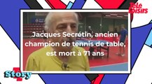 Jacques Secrétin, légende française du tennis de table, est mort à 71 ans