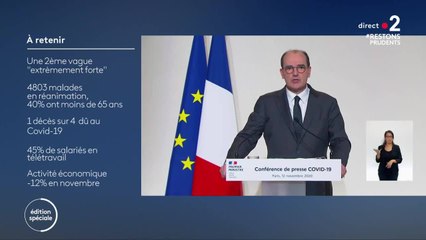 Pas de réouverture des commerces avant le 1er décembre : Jean Castex tire un premier bilan de ce confinement