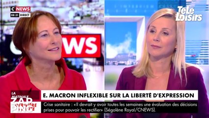 Laurence Ferrari agacée par les propos de Ségolène Royal sur les caricatures : "Samuel Paty est mort pour ça"