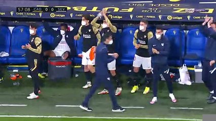 La Liga : Lucas Ocampos délivre Séville à Cadix