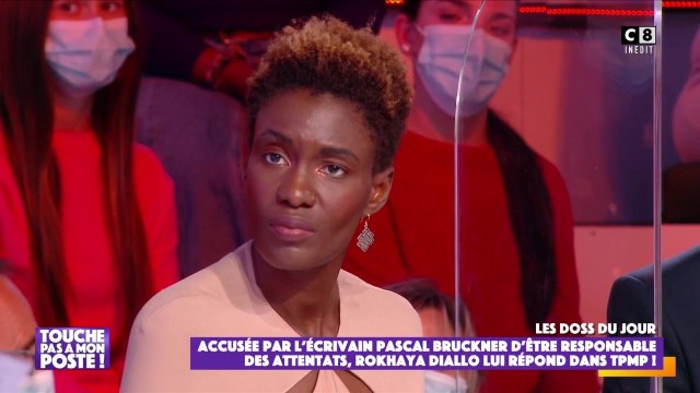 Rokhaya Diallo estomaquée après avoir été accusée d'avoir poussé à la haine contre Charlie Hebdo par Pascal Bruckner, Gilles Verdez la défend