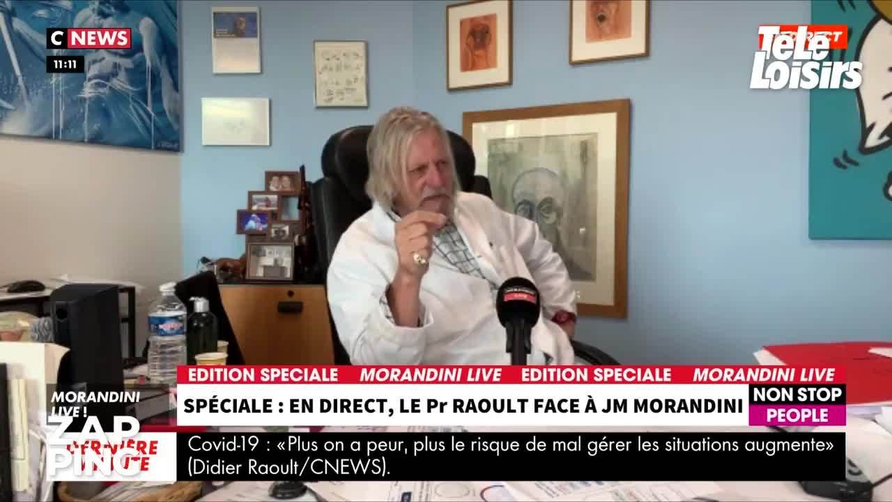 Didier Raoult s'en prend à Jean-Marc Morandini : "Arrêtez de me dire des bêtises !"