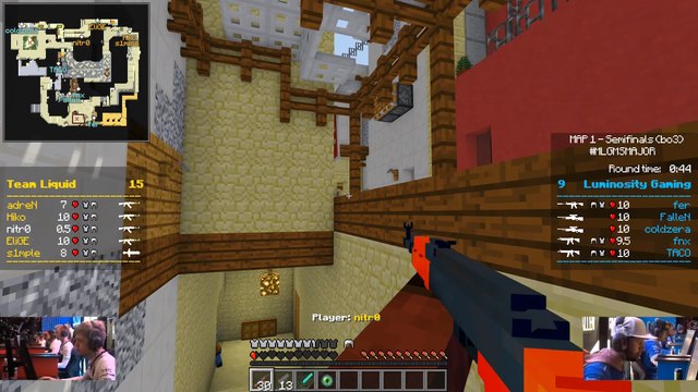 CS:GO: Jogador recria no Minecraft 4K histórico de Coldzera na MLG Columbus