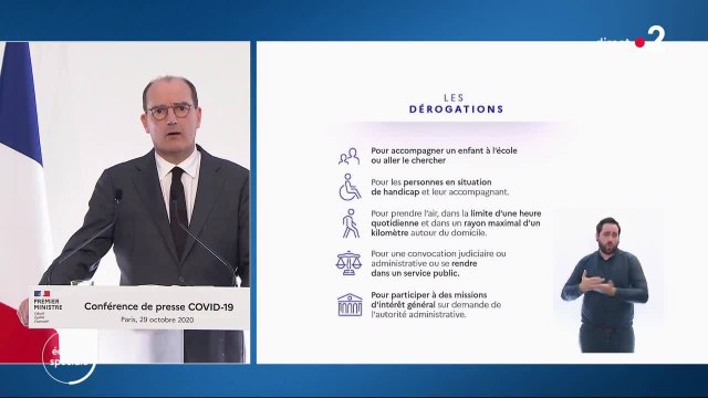 Reconfinement : la liste des déplacements autorisés à condition d'avoir une attestation ou un justificatif