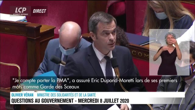 Olivier Véran tance les députés de droite : Mettez vos masques quand vous criez !