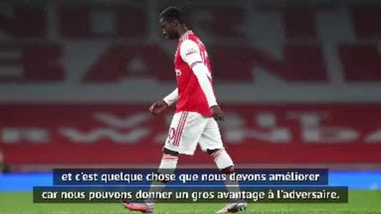 34e j. - Arteta : "Nous devons tirer les leçons de ce nouveau carton rouge"