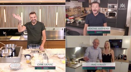 Mac Lesggy surprend Cyril Lignac en présentant sa femme en direct pour la première fois à la télévision !