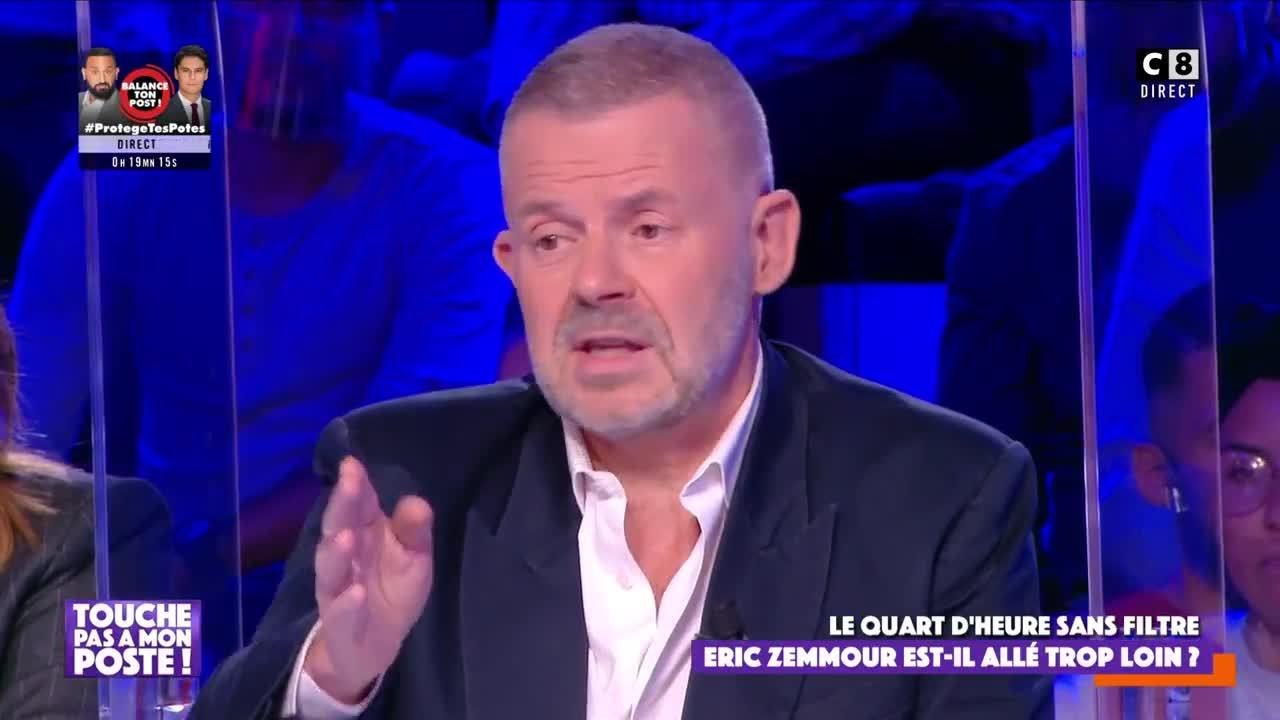 Polémique autour des propos d'Eric Zémmour : Eric Naulleau le défend dans Touche pas à mon poste