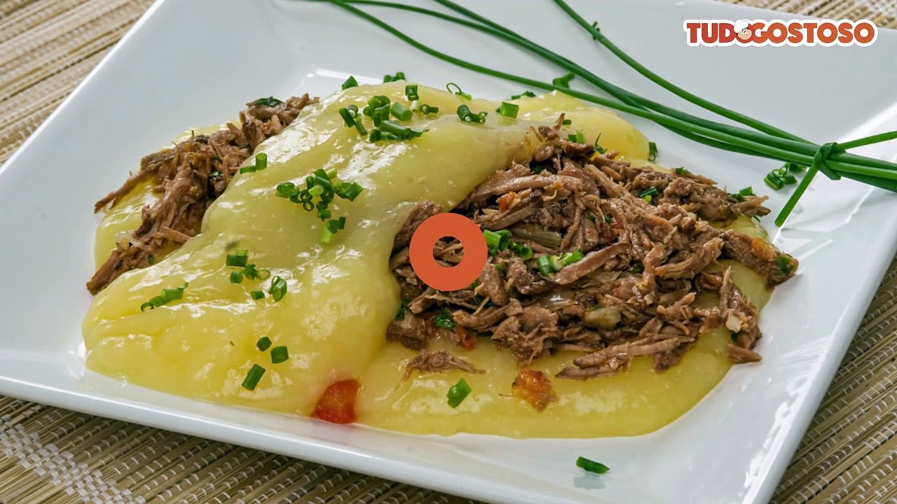 Purê de mandioca cremoso