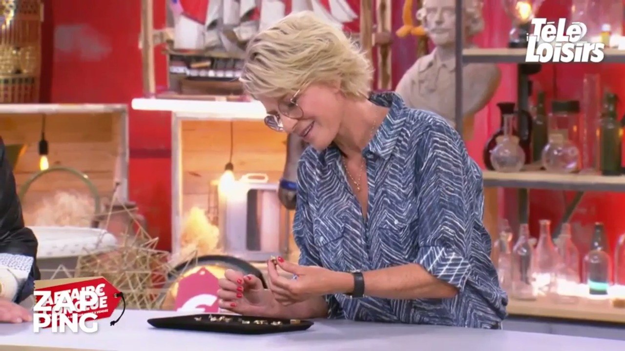 Sophie Davant amusée par l'allusion d'un vendeur dans Affaire conclue