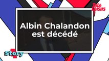 Décès d'Albin Chalandon, ancien ministre de la Justice et garde des Sceaux