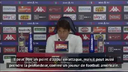 36e j. - Conte : "Lukaku est un joueur atypique"