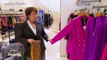 Les reines du shopping : Cristina Cordula donne son avis sur les crocs roses de Roselyne Bachelot