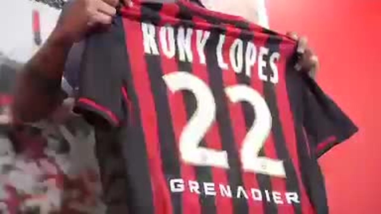 Nice - Rony Lopes, la nouvelle recrue présentée
