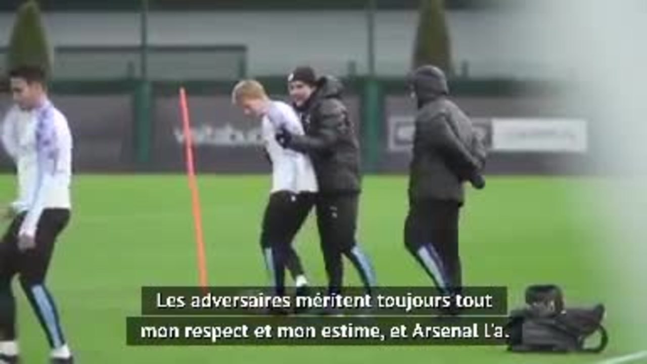 Man City - Guardiola : "Je respecte Arsenal sur le terrain, pas en dehors"