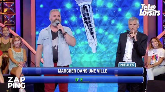 Nagui se moque de Cruella après une grosse bourde dans N'oubliez pas les paroles