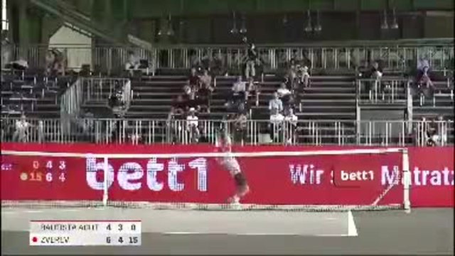 Bett1 ACES Berlin - Remplaçant de luxe, Mischa Zverev s'impose face à Bautista Agut