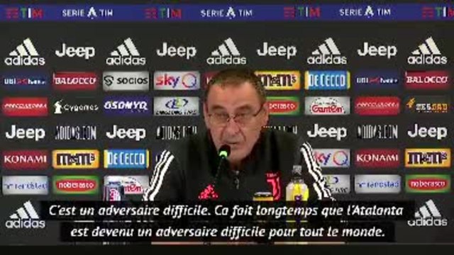 Serie A : Sarri : L'Atalanta, C’est comme aller chez le dentiste. Tu peux t'en sortir bien mais tu vas sentir la douleur