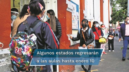 Posponen en 10 estados el regreso a clases ante ómicron
