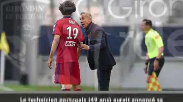 Bordeaux - Paulo Sousa plaque les Girondins !
