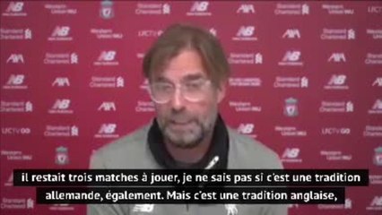 32e j. - Klopp : "Une haie d'honneur de City ? Vraiment un beau geste"
